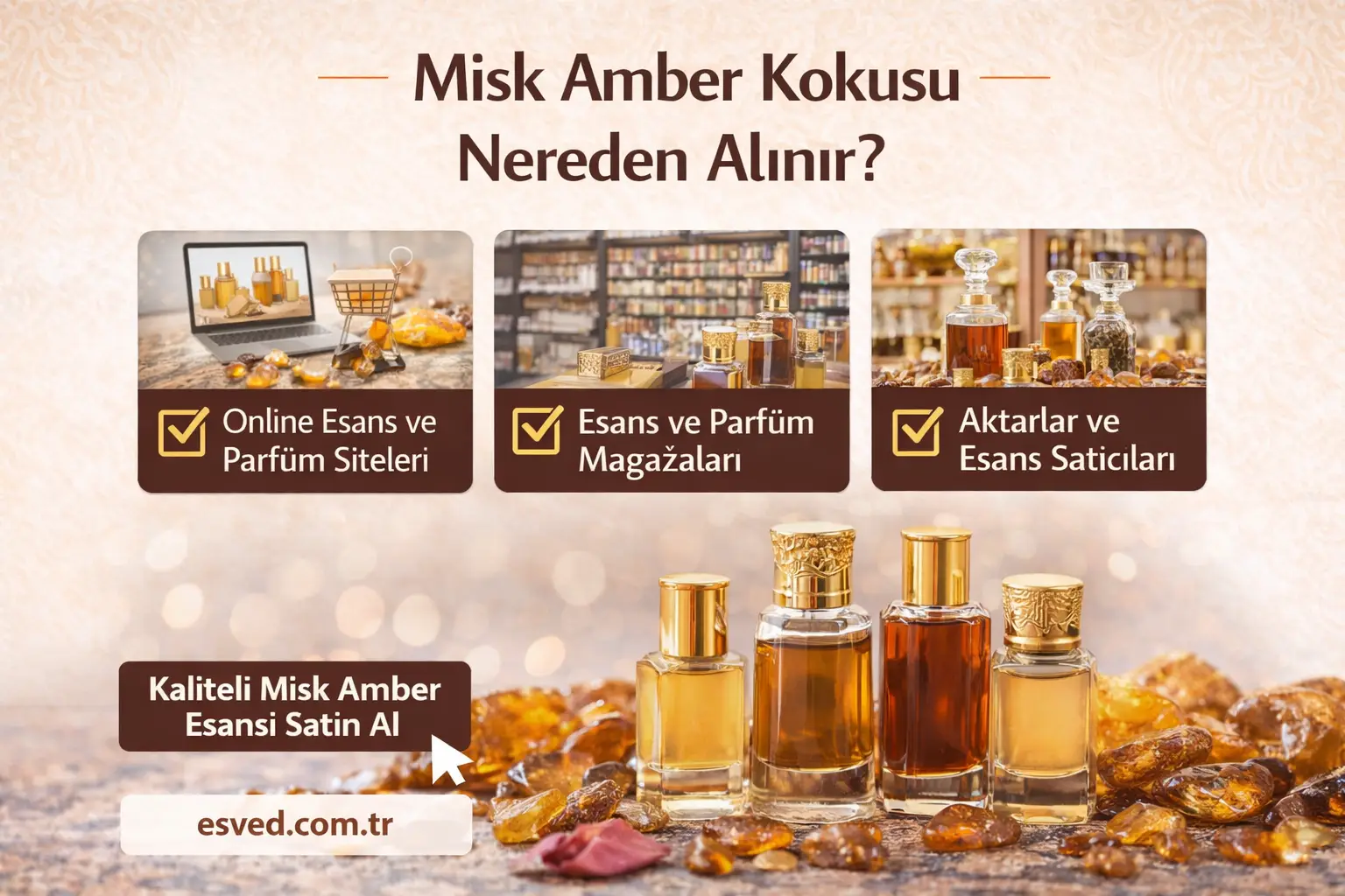 Misk Amber Kokusu Nereden Alınır?